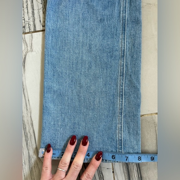 PAIGE Atley Ankle Flare Stretch Jeans Light Blue - Picture 15 of 16